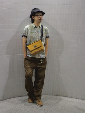 Manhattan Portage Staffさん(メンズ・183cm)の夏コーディネート