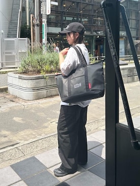 「Manhattan Portage（マンハッタンポーテージ）のアイテム」を使った、Manhattan Portage Staffさん（レディース・151cm）の夏コーディネート
