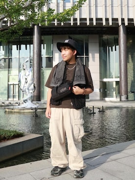 Manhattan Portage Staffさん(メンズ・165cm)の夏コーディネート