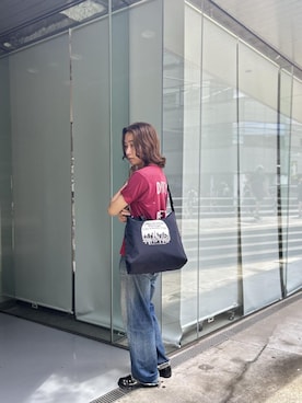 「Manhattan Portage（マンハッタンポーテージ）のアイテム」を使った、Manhattan Portage Staffさん（メンズ・175cm）の夏コーディネート