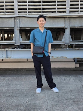 「Manhattan Portage（マンハッタンポーテージ）のアイテム」を使った、Manhattan Portage Staffさん（メンズ・170cm）の夏コーディネート