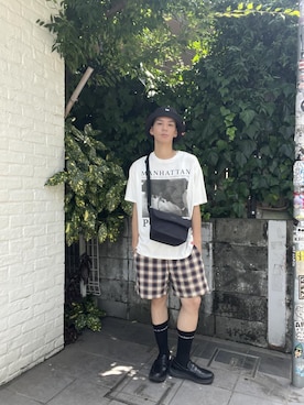 Manhattan Portage Staffさん（メンズ・172cm）の夏コーディネート