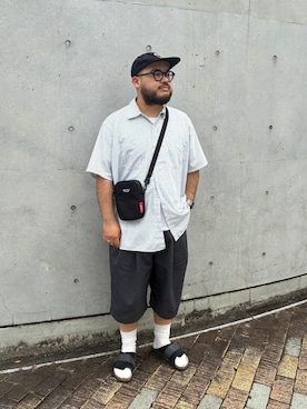 Manhattan Portage Staffさん(メンズ・173cm)の夏コーディネート