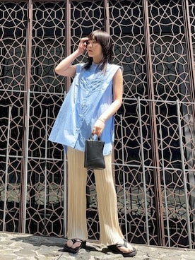 田村紗菜さん（レディース・154cm）の春コーディネート