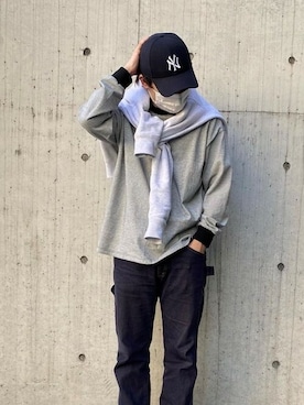 「coca（coca）（コカ）のアイテム」を使った、cocaさん（メンズ・173cm）の冬コーディネート
