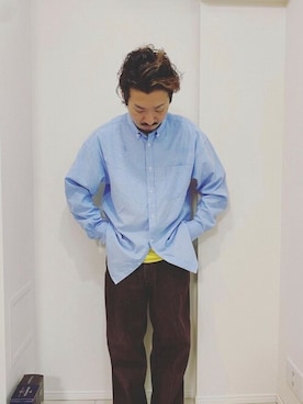 「coca（coca）（コカ）のアイテム」を使った、cocaさん（メンズ・173cm）の冬コーディネート