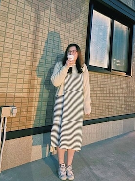「coca（coca）（コカ）のアイテム（ワンピース/ドレス）」を使った、cocaさん（レディース・165cm）の冬コーディネート