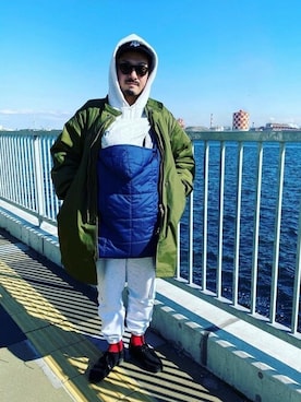「coca（coca）（コカ）のアイテム」を使った、cocaさん（メンズ・173cm）の冬コーディネート