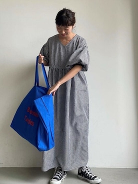 「coca（coca）（コカ）のアイテム（ワンピース/ドレス）」を使った、cocaさん（レディース・161cm）の春コーディネート