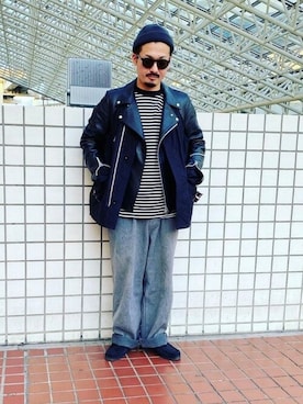 「coca（coca）（コカ）のアイテム」を使った、cocaさん（メンズ・173cm）の春コーディネート
