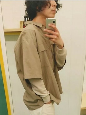 「coca（coca）（コカ）のアイテム」を使った、cocaさん（メンズ・178cm）の春コーディネート