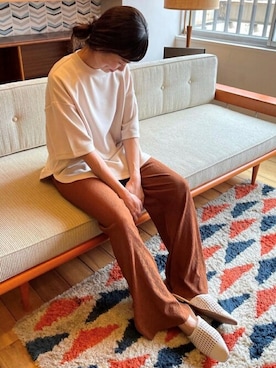 「アイボリー」｜cocaさん（レディース・161cm）の春コーディネート