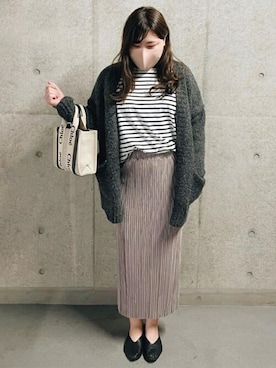 「アイテム（Tシャツ/カットソー、その他）」を使った、cocaさん（レディース・165cm）の春コーディネート