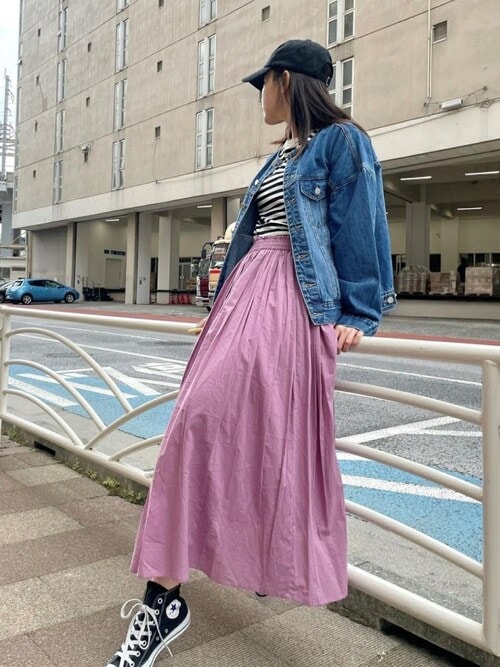 ＼＼新色登場／／ノーカラーデニムジャケット
