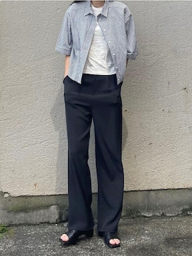 「USAコットン」｜cocaさん（レディース・169cm）の春コーディネート