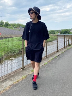 「coca（coca）（コカ）のアイテム」を使った、cocaさん（メンズ・173cm）の夏コーディネート