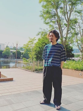 「coca（coca）（コカ）のアイテム」を使った、cocaさん（メンズ・173cm）の夏コーディネート