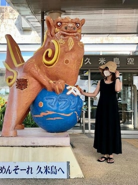 「coca（coca）（コカ）のアイテム（ワンピース/ドレス）」を使った、cocaさん（レディース・160cm）の夏コーディネート