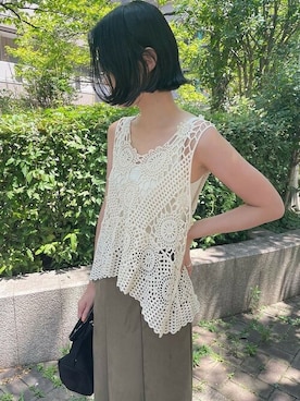 「coca（coca）（コカ）のアイテム」を使った、cocaさん（レディース・169cm）の夏コーディネート