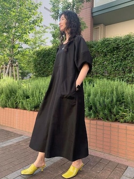 「coca（coca）（コカ）のアイテム（ワンピース/ドレス）」を使った、cocaさん（レディース・163cm）の夏コーディネート
