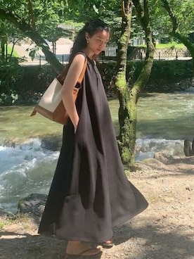 「coca（coca）（コカ）のアイテム（ワンピース/ドレス）」を使った、cocaさん（レディース・163cm）の夏コーディネート