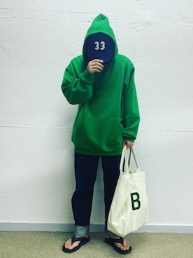 「coca（coca）（コカ）のアイテム」を使った、cocaさん（メンズ・173cm）の秋コーディネート