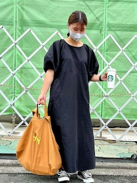 「coca（coca）（コカ）のアイテム（ワンピース/ドレス）」を使った、cocaさん（レディース・160cm）の夏コーディネート
