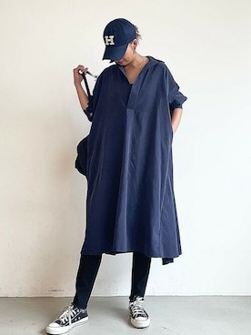 「coca（coca）（コカ）のアイテム（ワンピース/ドレス）」を使った、cocaさん（レディース・163cm）の秋コーディネート
