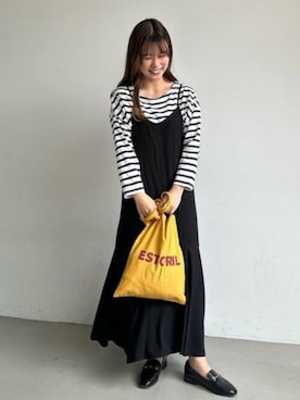 「coca（coca）（コカ）のアイテム（ワンピース/ドレス）」を使った、cocaさん（レディース・162cm）の春コーディネート