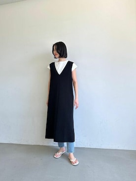 「coca（coca）（コカ）のアイテム（ワンピース/ドレス）」を使った、cocaさん（レディース・169cm）の春コーディネート