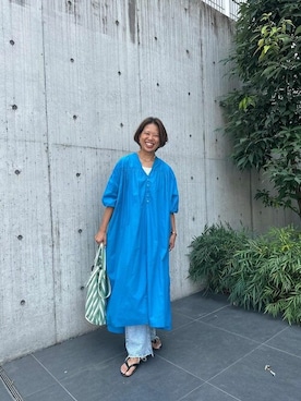 「coca（coca）（コカ）のアイテム（ワンピース/ドレス）」を使った、cocaさん（レディース・163cm）の夏コーディネート
