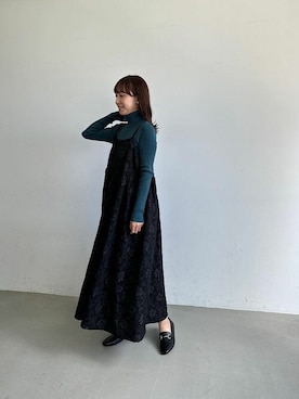 「coca（coca）（コカ）のアイテム（ワンピース/ドレス）」を使った、cocaさん（レディース・161cm）の夏コーディネート