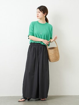 「JVAM（ジェーヴィエーエム）のアイテム」を使った、sumiさん（レディース・163cm）の春コーディネート