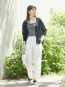 「JOURNAL STANDARD SELECT（ジャーナルスタンダードセレクト）のアイテム」を使った、sumiさん（レディース・163cm）の夏コーディネート