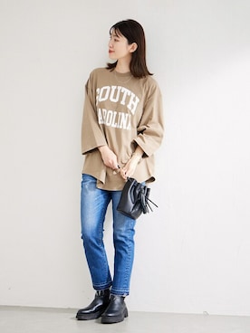 「eness（エネス）のアイテム」を使った、sumiさん（レディース・163cm）の夏コーディネート