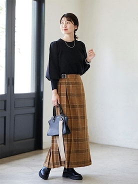 「O'NEIL of DUBLIN（オニールオブダブリン）のアイテム」を使った、sumiさん（レディース・163cm）の秋コーディネート