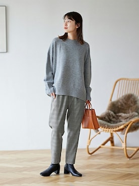 「JOURNAL STANDARD SELECT（ジャーナルスタンダードセレクト）のアイテム」を使った、sumiさん（レディース・163cm）の秋コーディネート