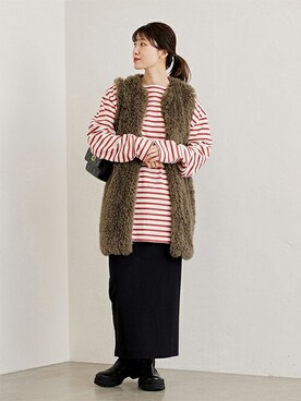 「JOURNAL STANDARD SELECT（ジャーナルスタンダードセレクト）のアイテム」を使った、sumiさん（レディース・163cm）の秋コーディネート