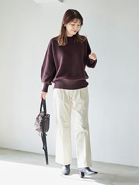 sumiさん（レディース・163cm）の冬コーディネート