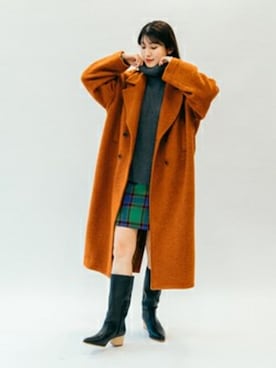 「Oriens JOURNAL STANDARD」｜「アイテム（ジャケット/アウター）」を使った、sumiさん（レディース・163cm）の冬コーディネート