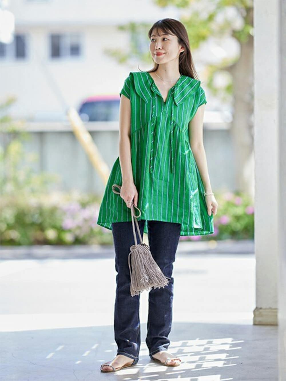 JOURNAL STANDARD（ジャーナルスタンダード）の「ラッフルカラーミドル  