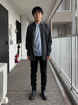 「A.P.C.（アーペーセー）のアイテム（パンツ）」を使った、Daisuke Aさん（メンズ・168cm）の秋コーディネート