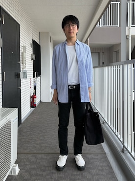 「Our Legacy（アワーレガシー）のアイテム」を使った、Daisuke Aさん（メンズ・168cm）の夏コーディネート