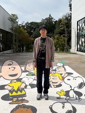 「blackbirdのEx Cut Off Collar Shirt  /  Trico Check / Size0（シャツ/ブラウス、その他）」を使った、Daisuke Aさん（メンズ・168cm）の秋コーディネート