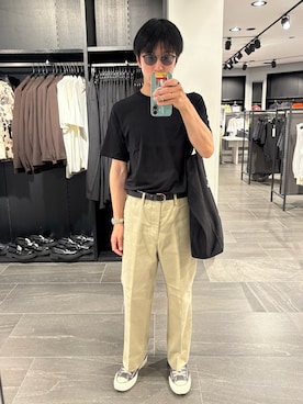 「CONVERSE ADDICT（コンバースアディクト）のアイテム」を使った、Daisuke Aさん（メンズ・168cm）の夏コーディネート