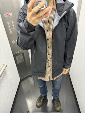 「アイテム（マウンテンパーカー）」を使った、Daisuke Aさん（メンズ・168cm）の秋コーディネート