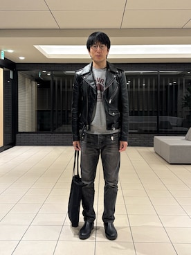 「CELINE（セリーヌ）のアイテム」を使った、Daisuke Aさん（メンズ・168cm）の春コーディネート