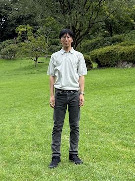 「A.P.C.（アーペーセー）のアイテム（パンツ）」を使った、Daisuke Aさん（メンズ・168cm）の秋コーディネート