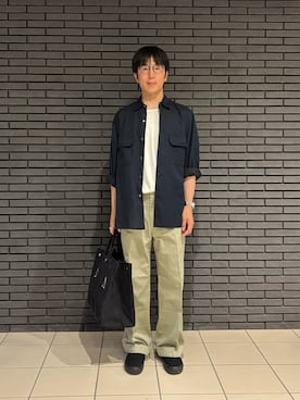 「Steven Alan（スティーブンアラン）のアイテム」を使った、Daisuke Aさん（メンズ・168cm）の夏コーディネート