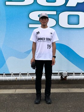 「LUMINOX（ルミノックス）のアイテム（アナログ腕時計）」を使った、Daisuke Aさん（メンズ・168cm）の夏コーディネート